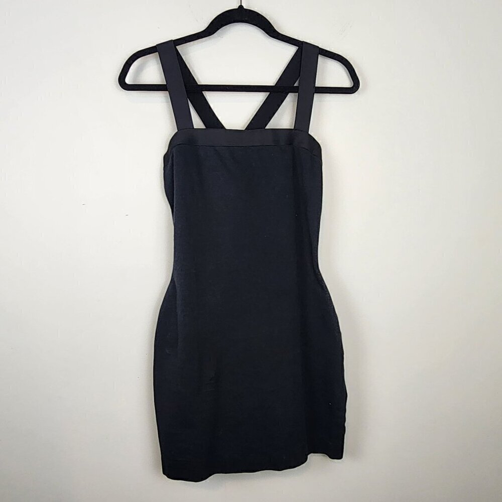 Kate Spade Saturday Black Tube Mini Dress sz S LBD Bodycon Club Dancing